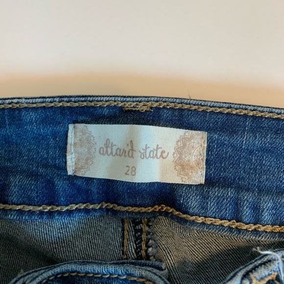 Altar’D State Straight Leg Ripped Jeans, 28 - Picture 5 of 8